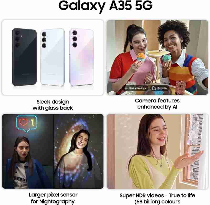 Samsung A35 5G 8gb 256gb Awesome ice blue